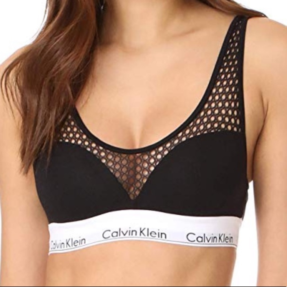 Calvin Klein Mesh Padded Bralette